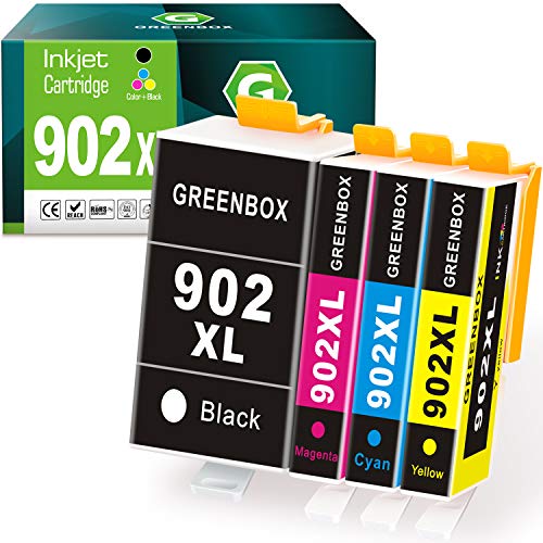 4 Ink Cartridge replace for HP 902XL Officejet Pro 6958 6978 6962 6975 6951
